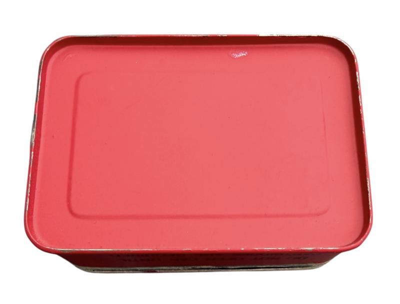 US WW2 Metal Flare Tin with 3 (Empty) Red Signal Flares