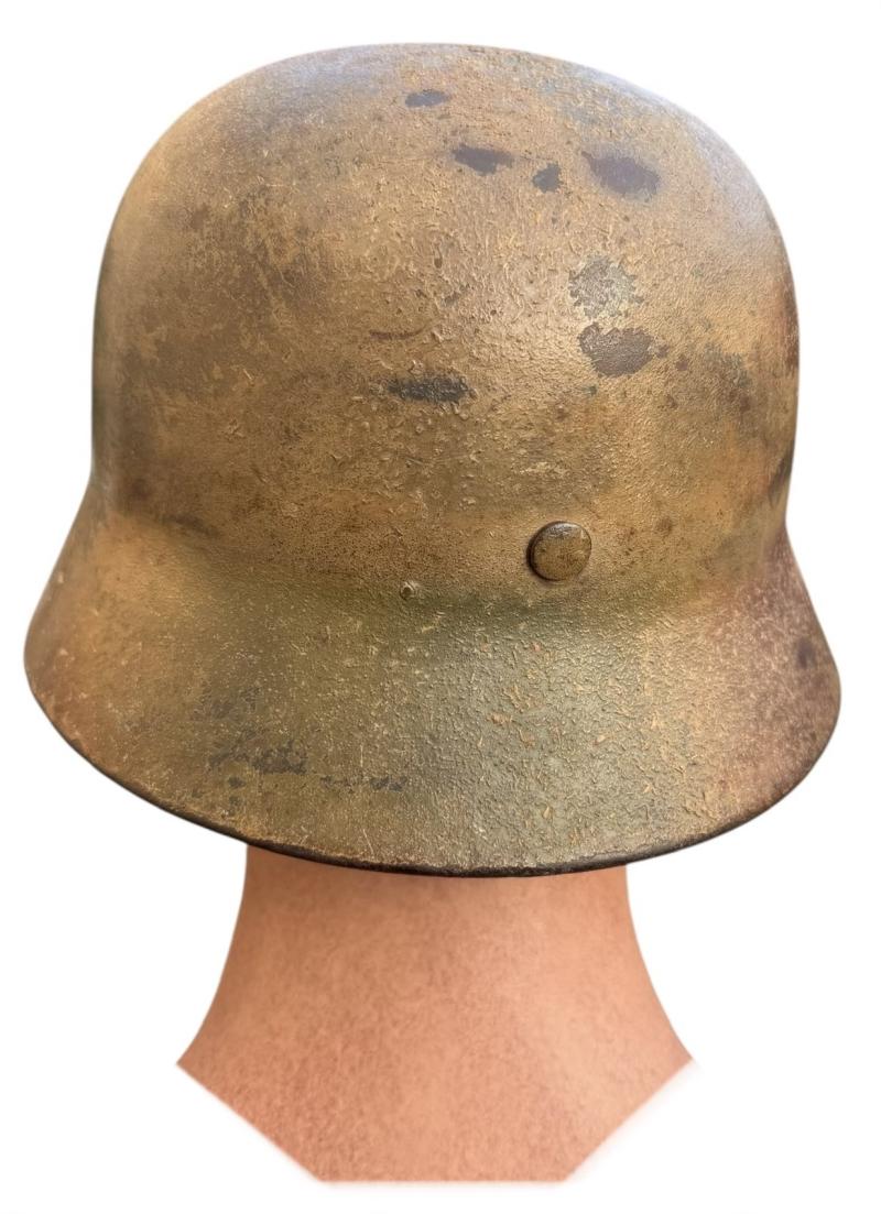 Wehrmacht M40 sawdust Camo Helmet