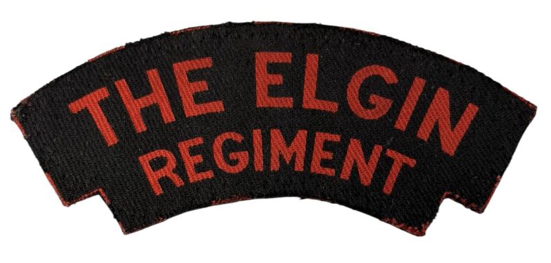 Canadian WW2 Printed Tunic Cloth Patch