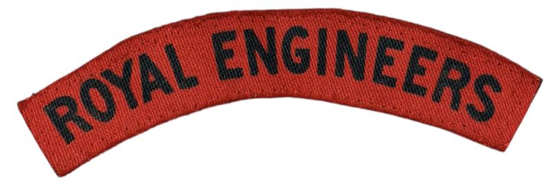 British WW2 single Shouder Title Royal Engineers