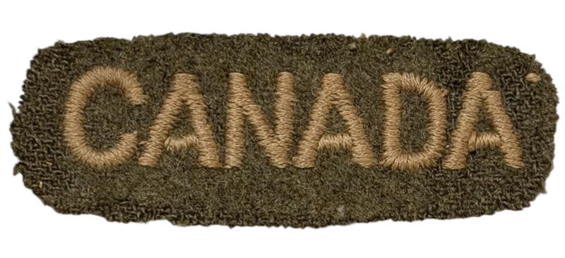 Canadian WW2 Shoulder Title