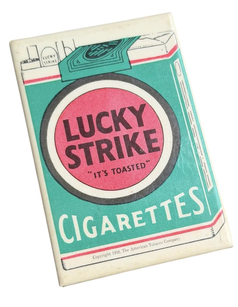 US WW2 era Lucky Strike Green Shaving Mirror