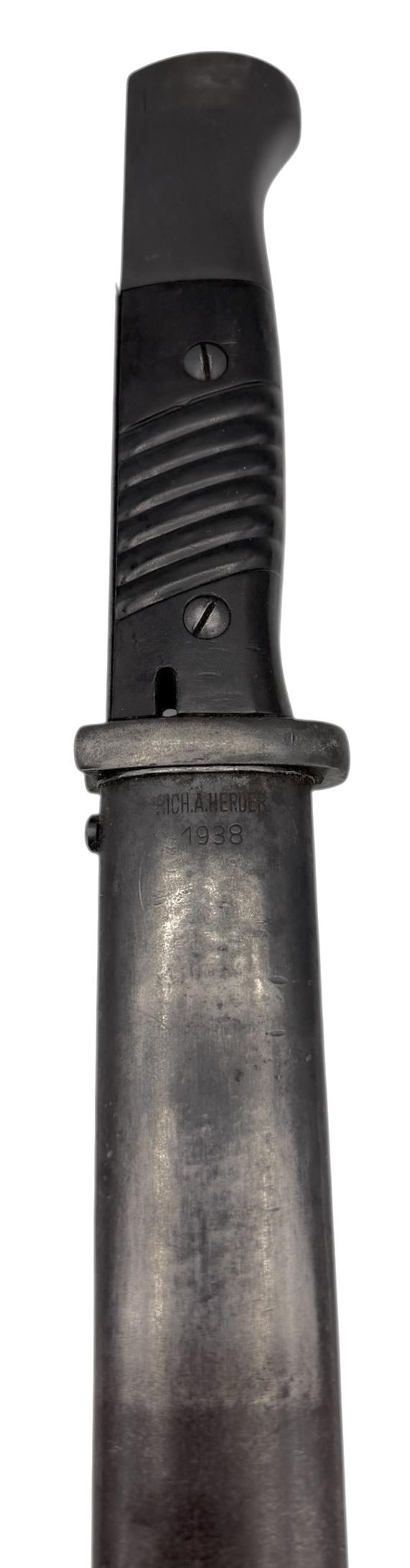 Matching K98 Bayonet “Richard A.Herder”