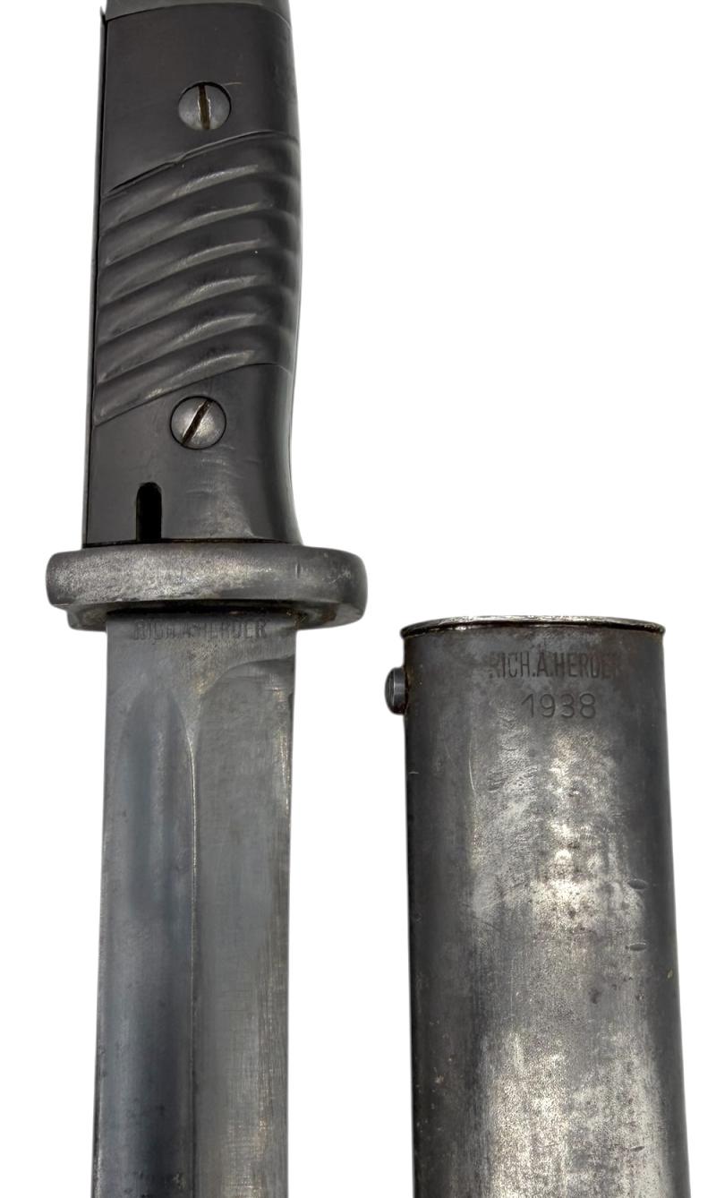Matching K98 Bayonet “Richard A.Herder”