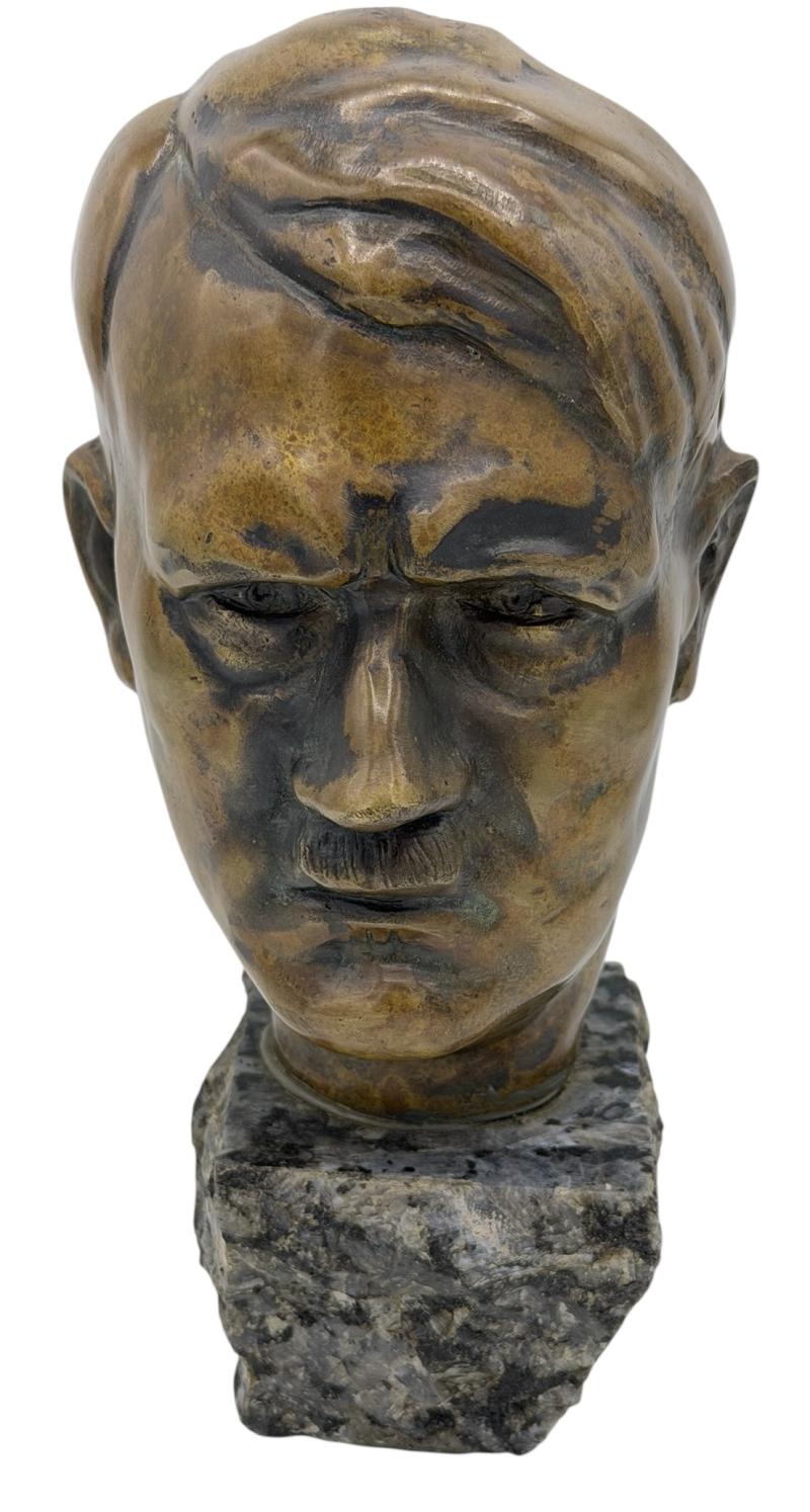 Bronze Desk Buste Adolf Hitler