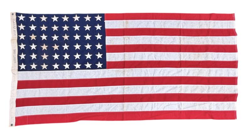 US WW2 48 Star Flag marked Veteran’s Admin.