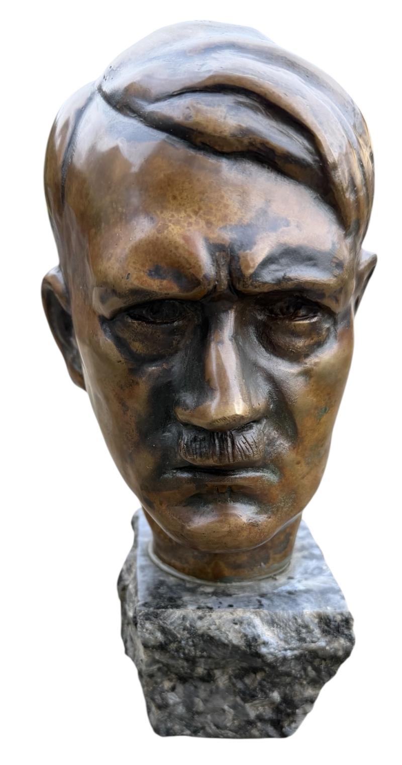 Bronze Desk Buste Adolf Hitler