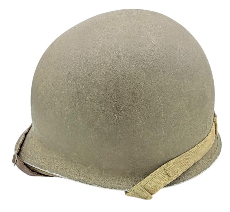 US WW2 Fixedbail Helmet with early Hawley Iiner