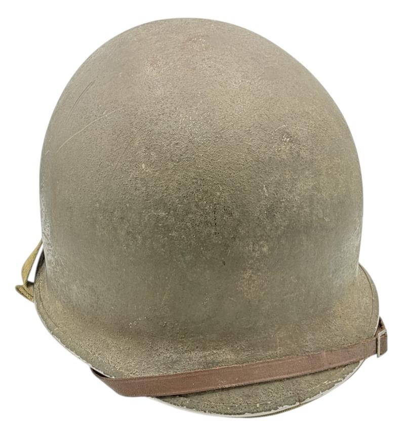 US WW2 Fixedbail Helmet with early Hawley Iiner