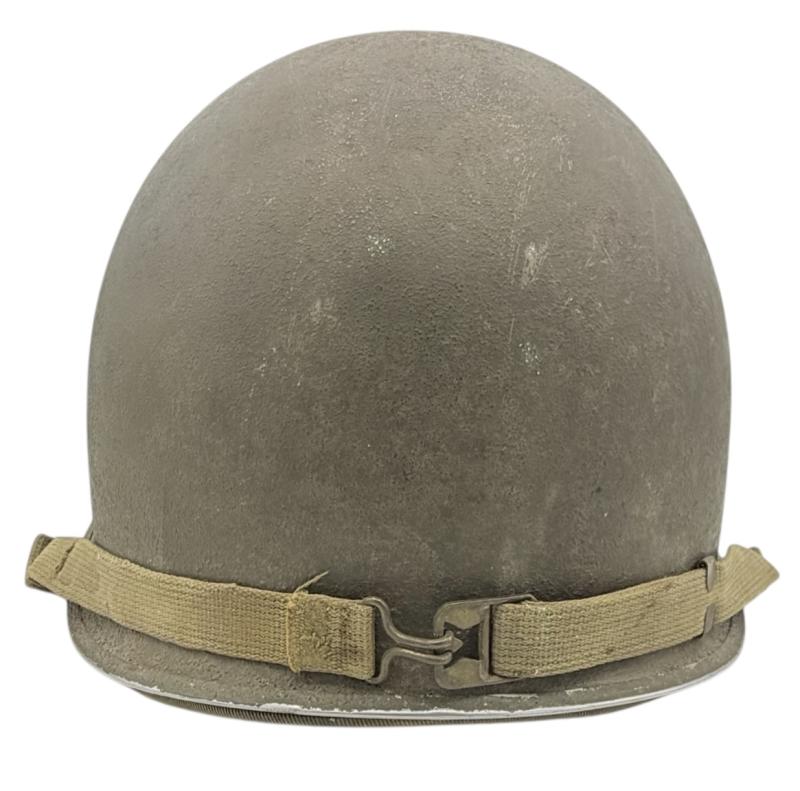 US WW2 Fixedbail Helmet with early Hawley Iiner