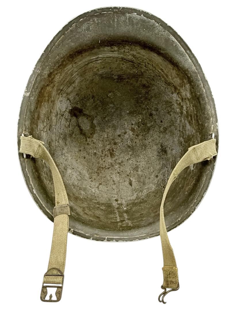 US WW2 Fixedbail Helmet with early Hawley Iiner