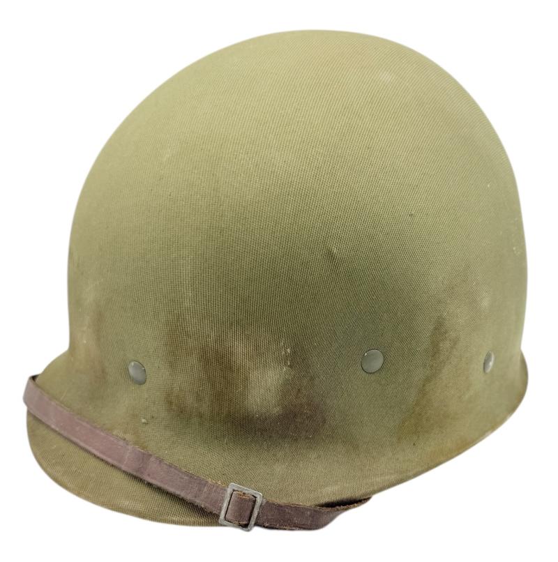 US WW2 Fixedbail Helmet with early Hawley Iiner