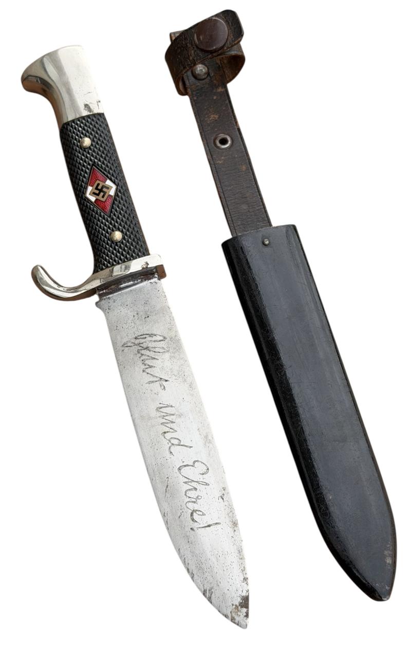 Hitler-Jugend Dagger with Motto