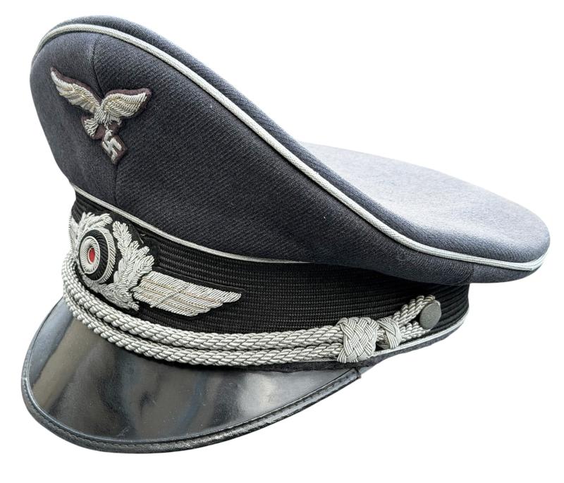 Luftwaffe Officers Visor Cap (Perküro)