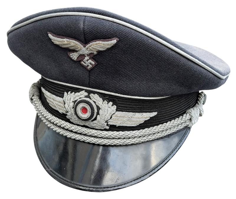 Luftwaffe Officers Visor Cap (Perküro)