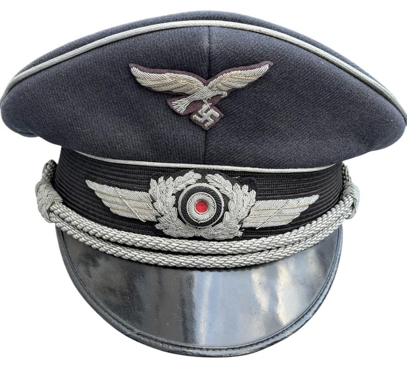 Luftwaffe Officers Visor Cap (Perküro)