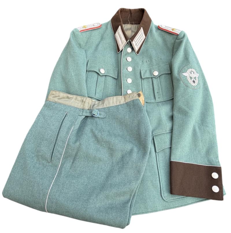 Third Reich reserve Polizei Officers Tunic and Trousers