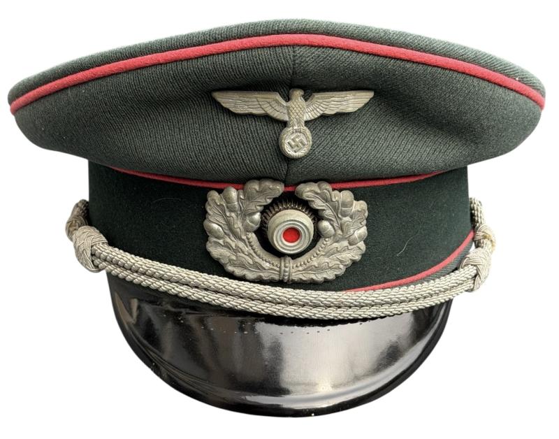 Wehrmacht Panzer Officers Visor Cap