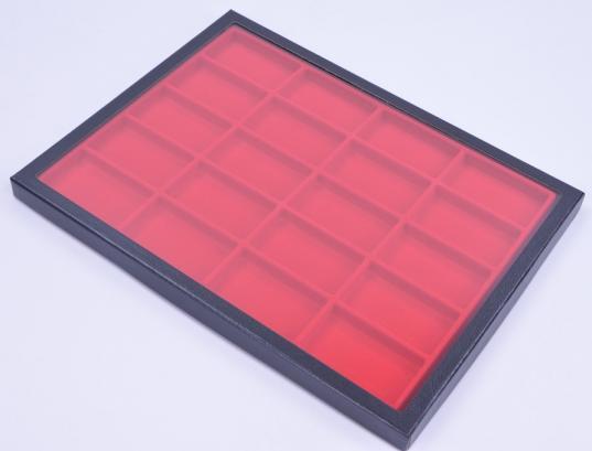 Two Riker 160 Display Cases with 20 compartments