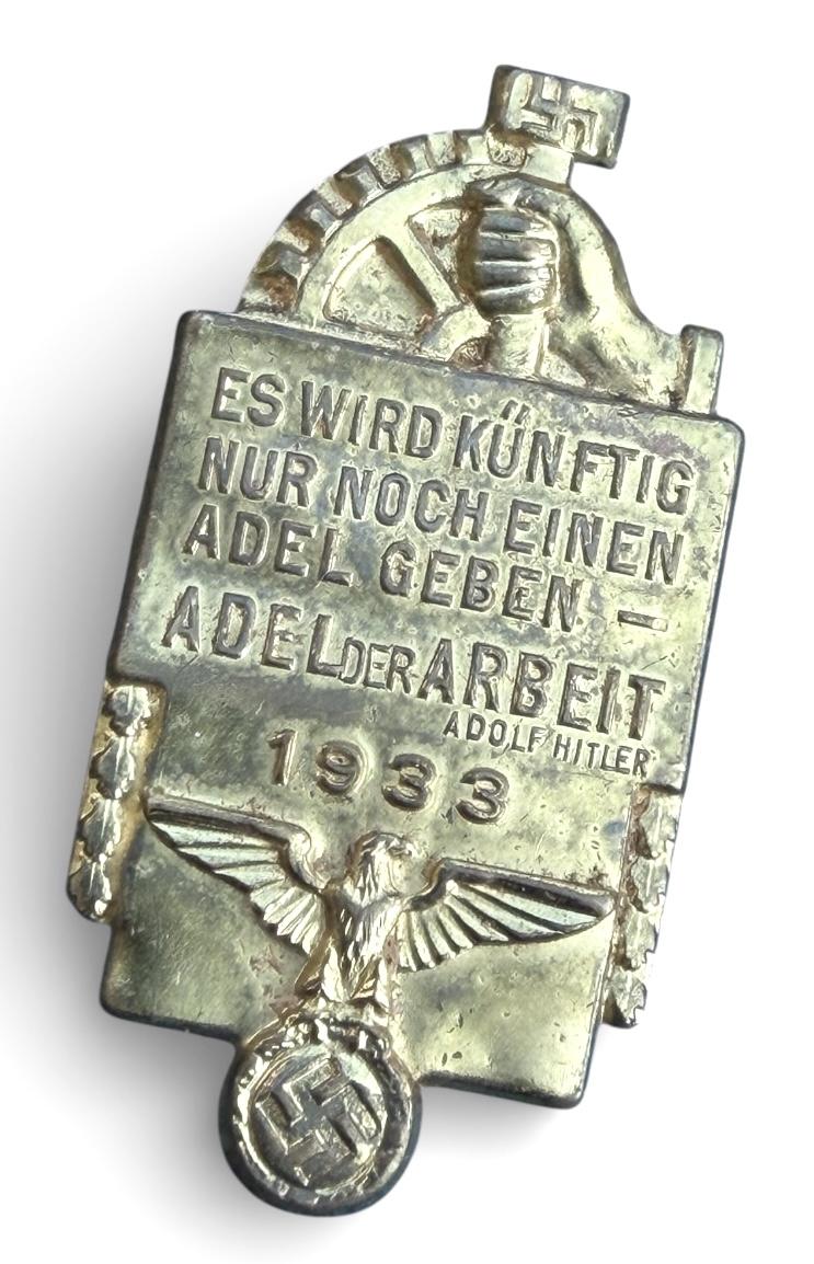Third Reich NSBO Badge (Nationalsozialistische Betriebszellenorganisation)