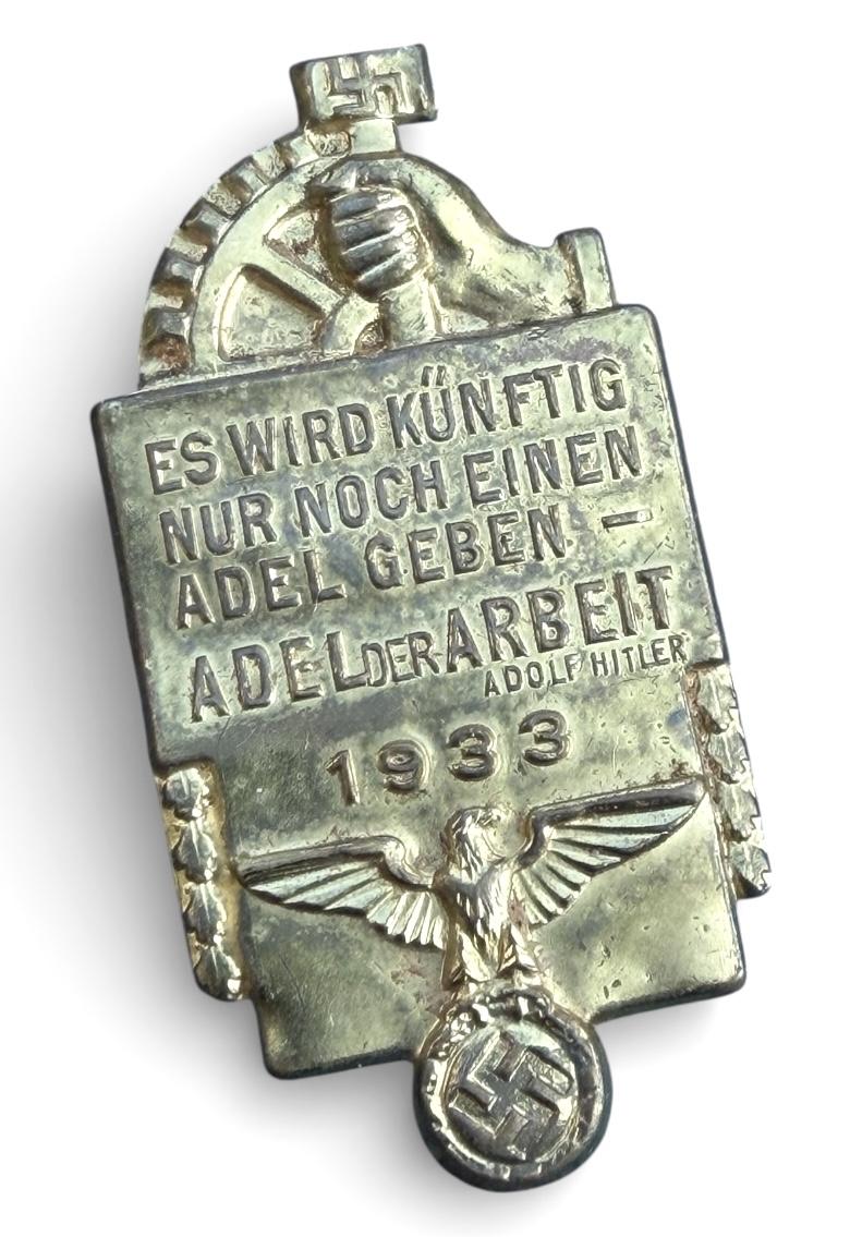 Third Reich NSBO Badge (Nationalsozialistische Betriebszellenorganisation)