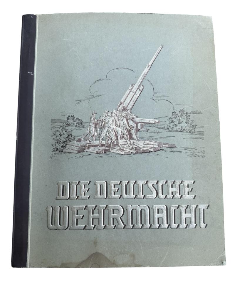 Die Deutsche Wehrmacht Cigarettes Pictures Album Near mint cigarettes pictures album.