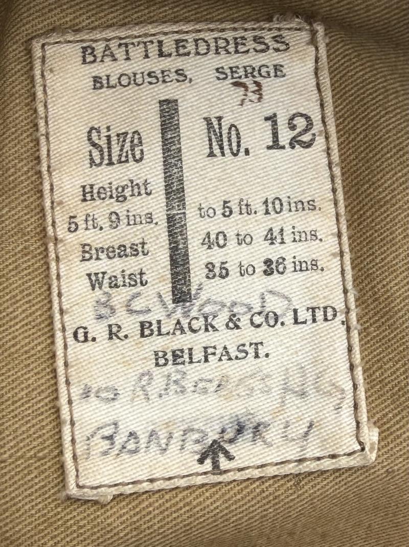 British WW2 40 Pattern Battle Dress Home Guard