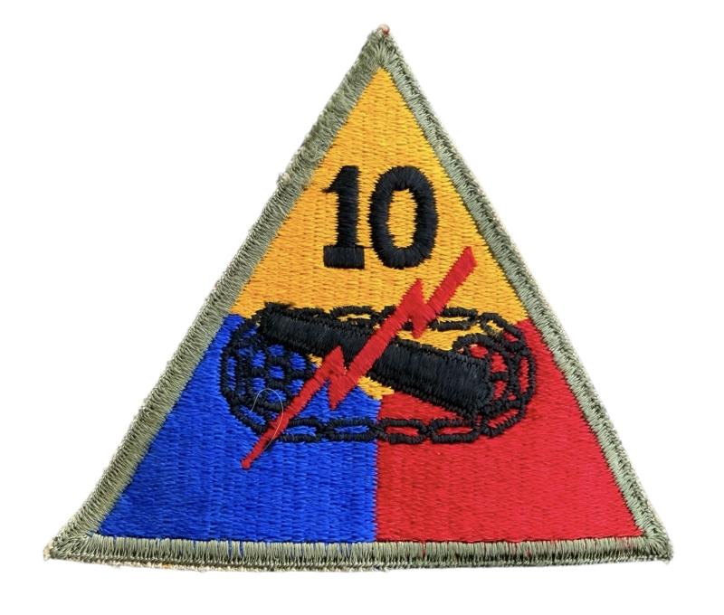 US WW2 10th Armoured Division Patch