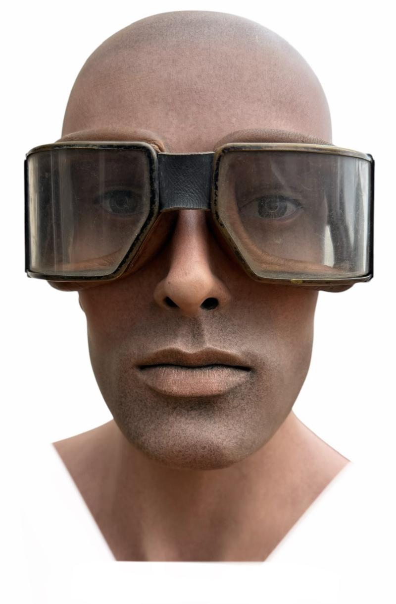 Early Wehrmacht Motorcycle Dust Goggles