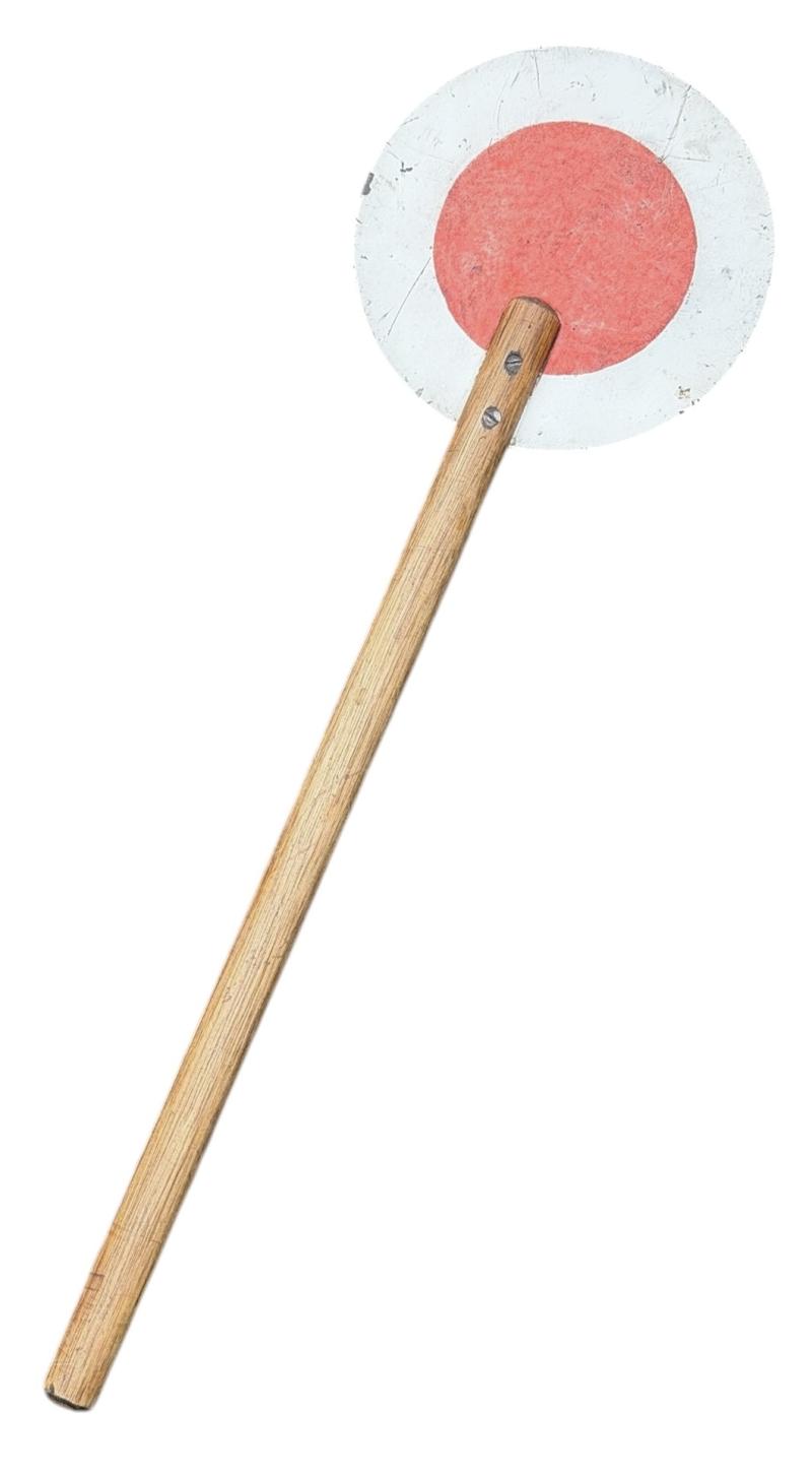 (Feld)gendarmerie Stop Sign Trafic paddle