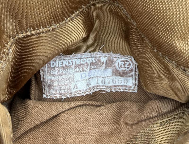 NSDAP Ortzgruppe Obergemeinschaftsleiter Tunic