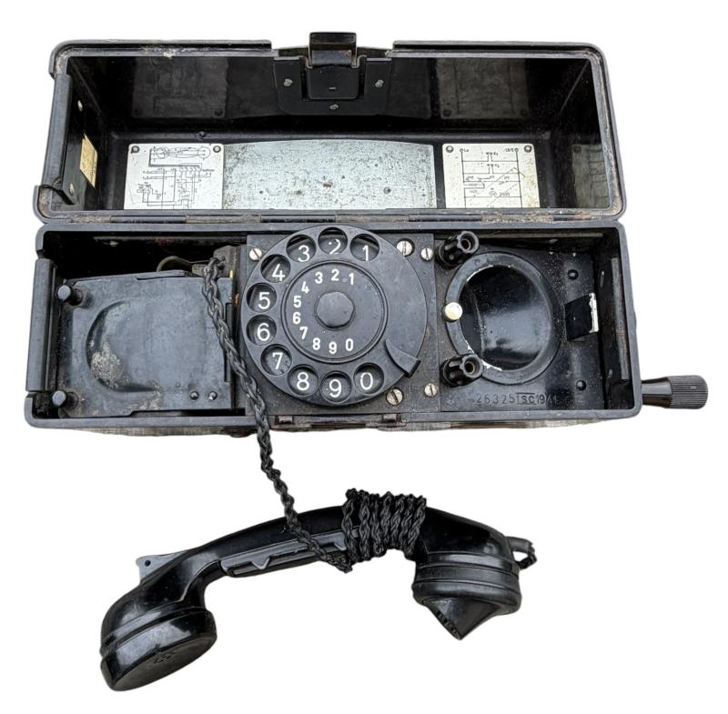 Rare version of the Wehrmacht FF33 Fieldphone