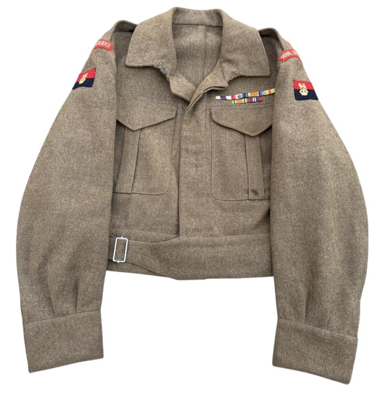 British WW2 Officers Battle Dress Royal Scots Fusiliers