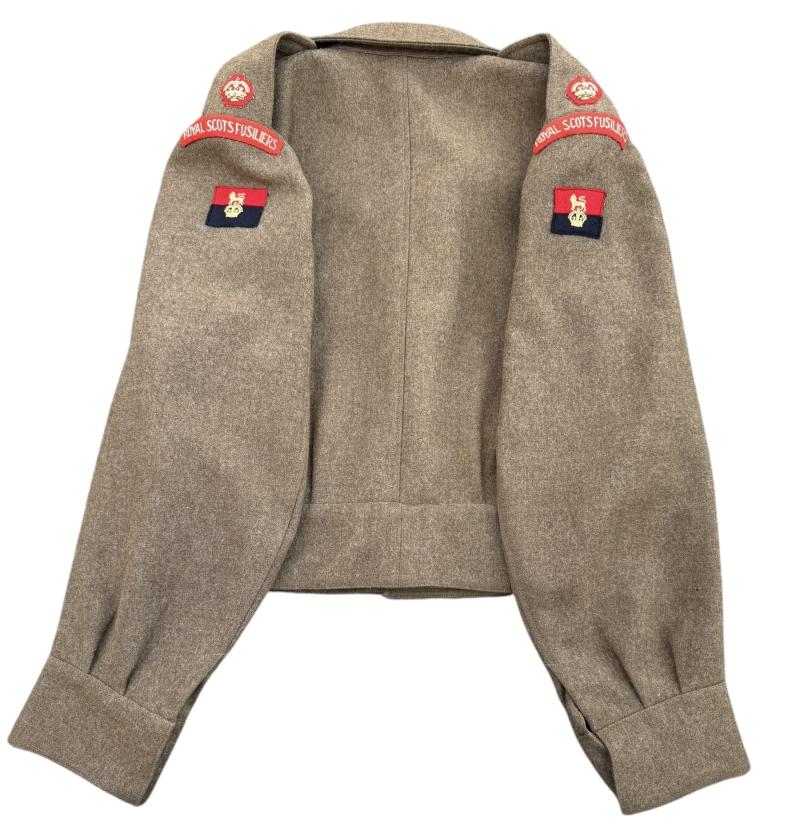 British WW2 Officers Battle Dress Royal Scots Fusiliers