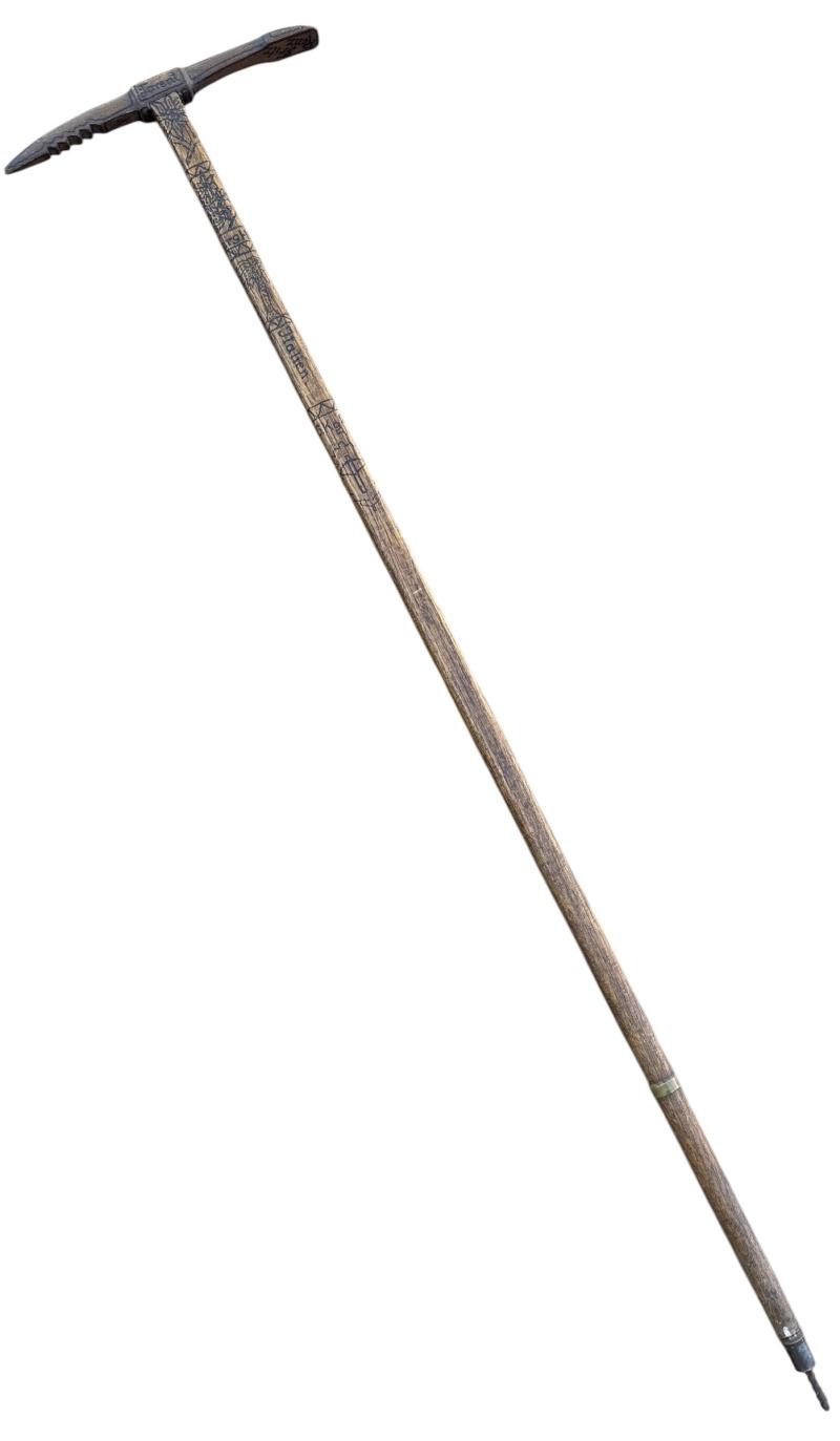 Gebirgsjäger POW Handcrafted wooden Ice Pick 1945