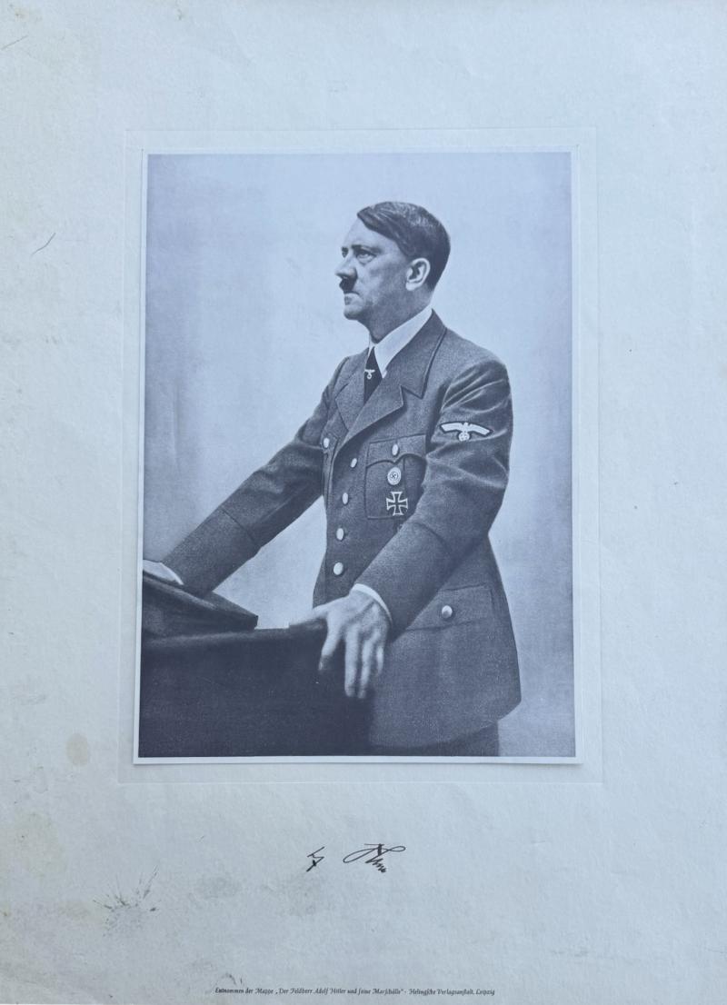 Portrait Photo Adolf Hitler
