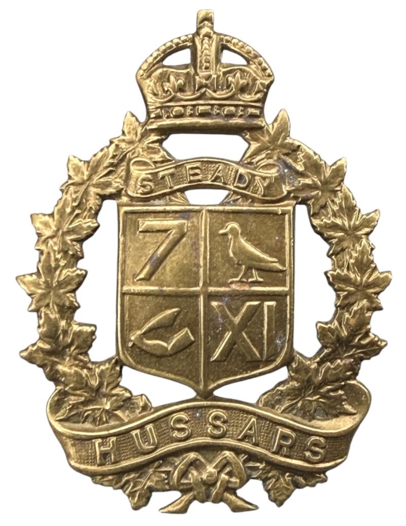 Canadian WW2 7th/11th Hussars Cap Badge