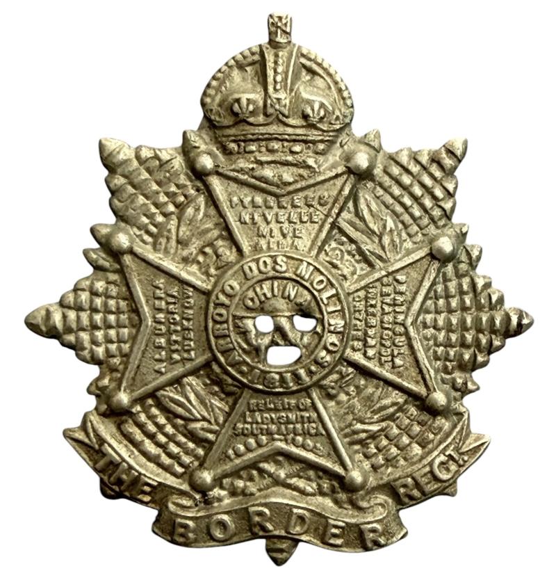 British WW2 The Border Regiment Cap Badge