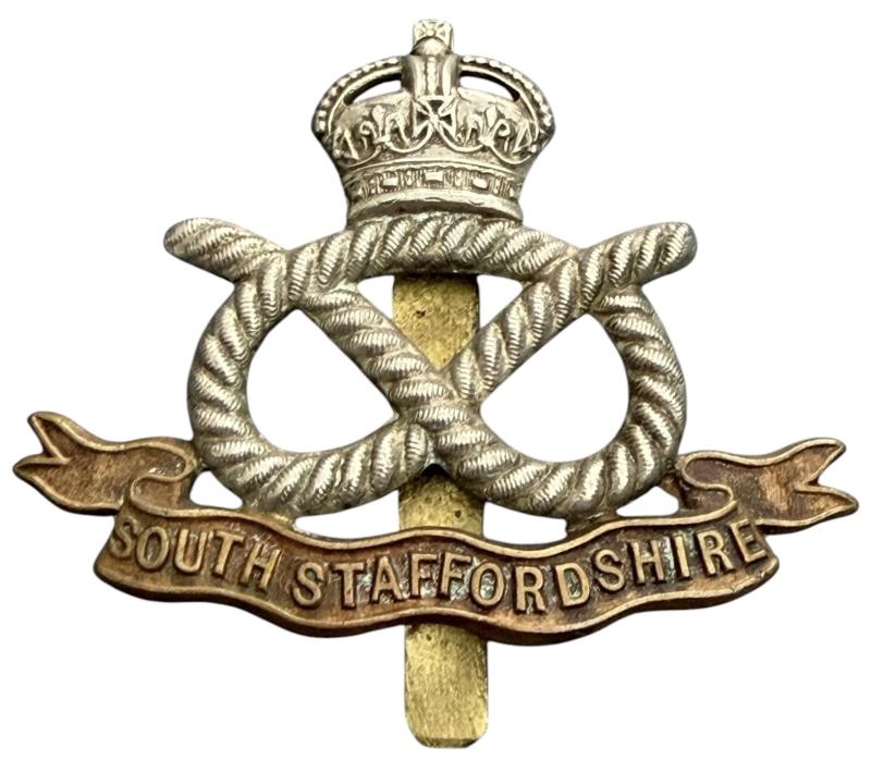 British WW2 South Staffordshire Cap Badge