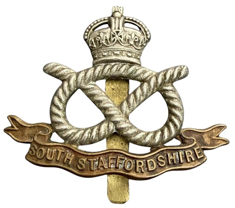 British WW2 South Staffordshire Cap Badge