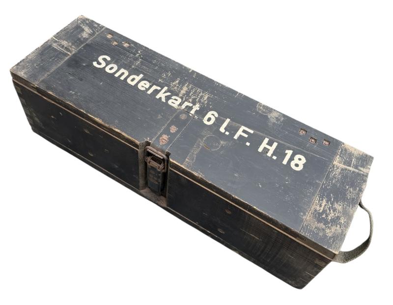 Wehrmacht Sonderkart. 6.L.F.H.18 Transport Case