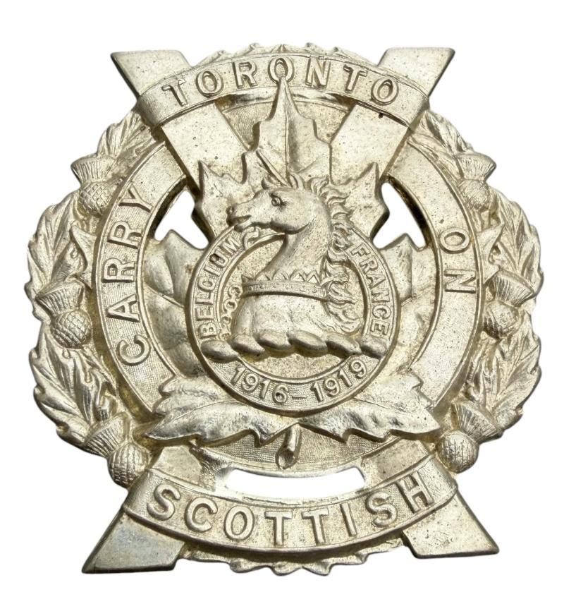 Canadian WW2 Toronto Scottish Regiment Cap Badge