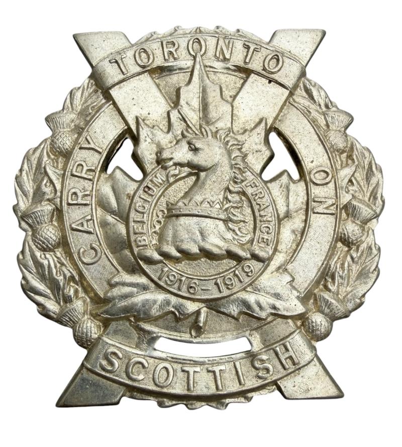 Canadian WW2 Toronto Scottish Regiment Cap Badge