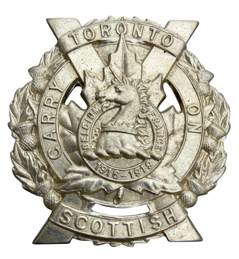 Canadian WW2 Toronto Scottish Regiment Cap Badge