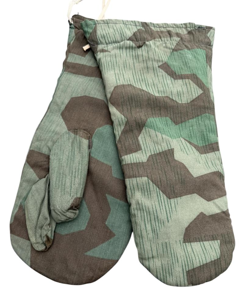 Wehrmacht/Luftwaffe reversable Splitter camo Winter Gloves