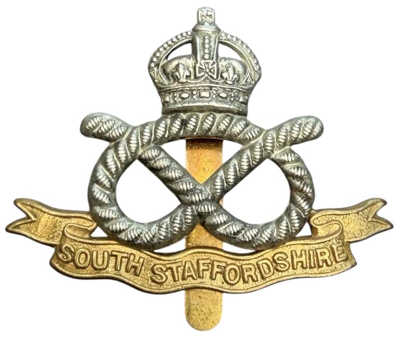 British WW2 South Staffordshire Cap Badge