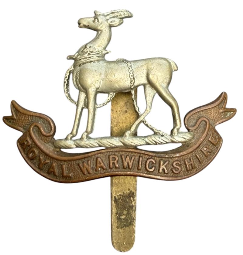 British WW2 Royal Warwickshire Regiment Cap Badge