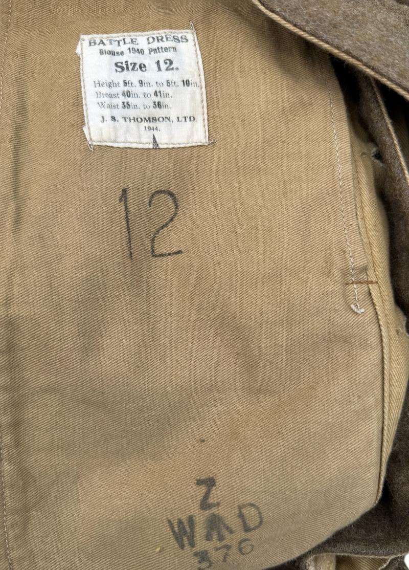 British WW2 P40 Battle Dress Tunic