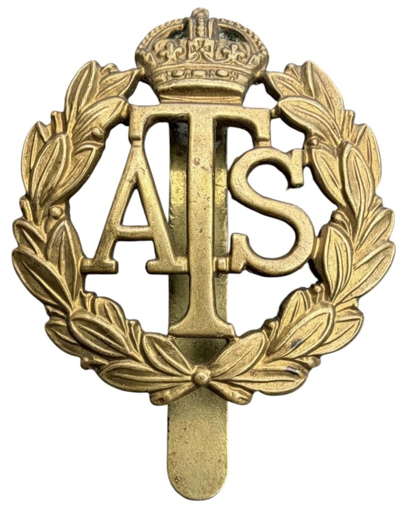 British WW2 ATS Auxiliary Territorial Service Cap Badge