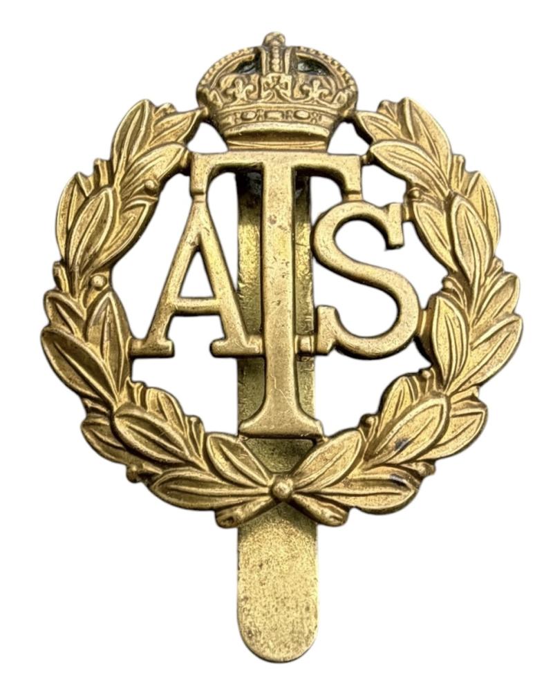 British WW2 ATS Auxiliary Territorial Service Cap Badge